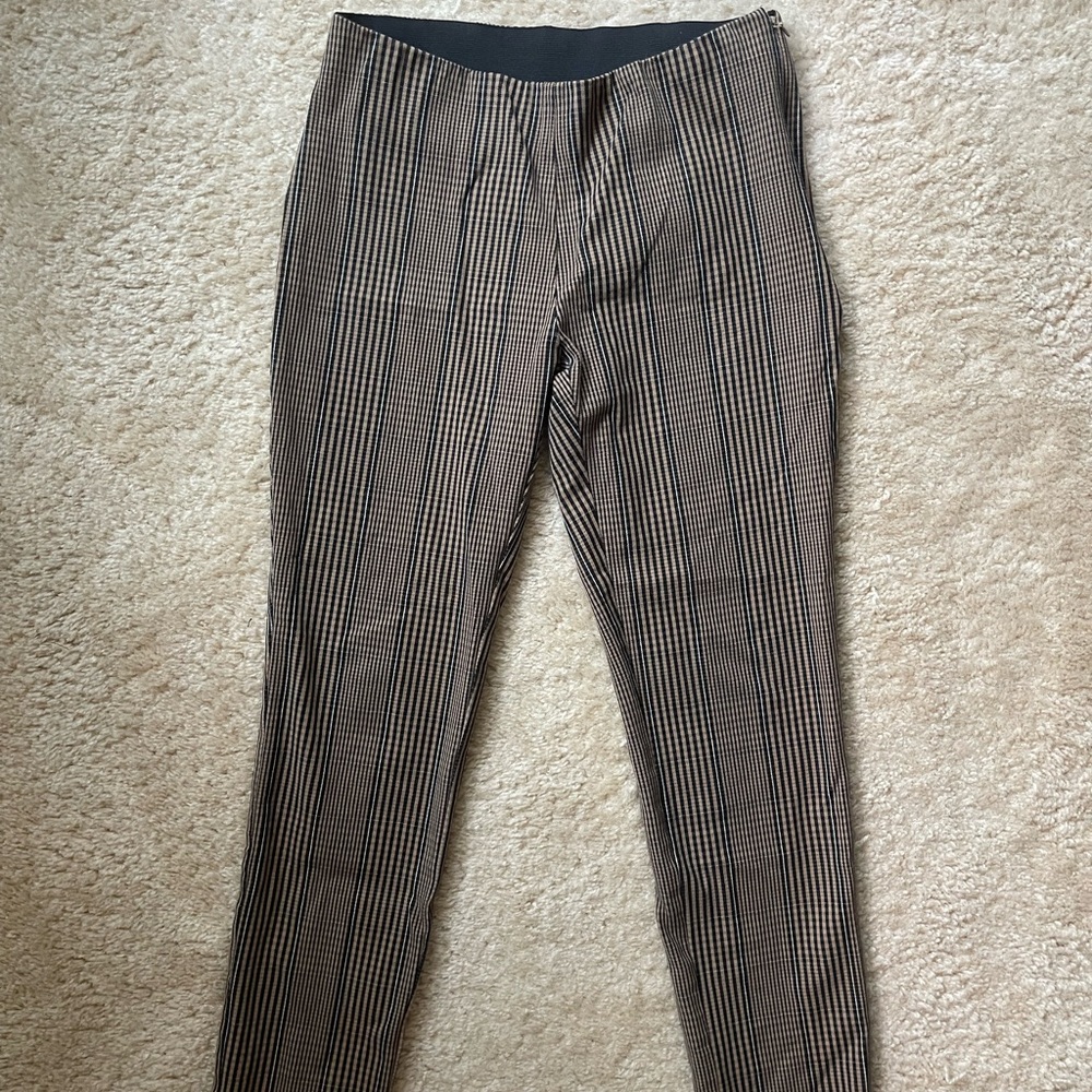A New Day Brown Plaid Dress Pants